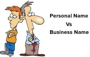 Personal Name vs Business Name