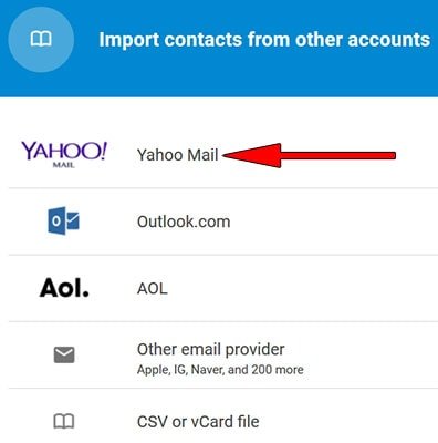 Gmail Import Yahoo Contacts
