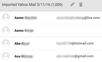 Gmail Import Yahoo Contacts - Complete