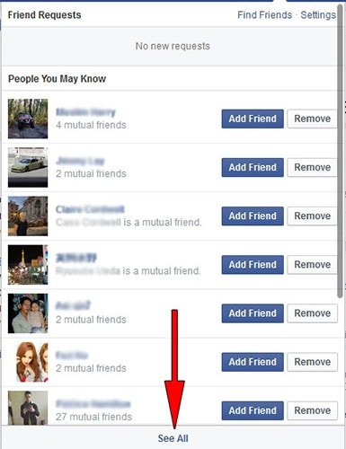 Find Facebook Friends - People May Know