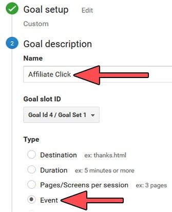 Google Analytics - Goals Setup