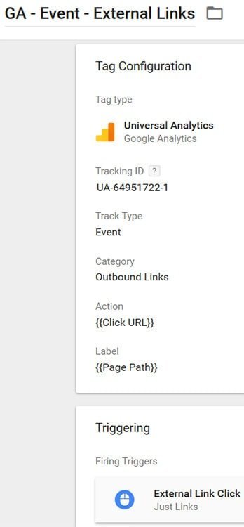 Google Tag Manager - External Link Tracking Tag Setup
